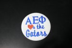 Alpha Epsilon Phi  Hearts the Gators  Game Day Embroidered Button Fashion