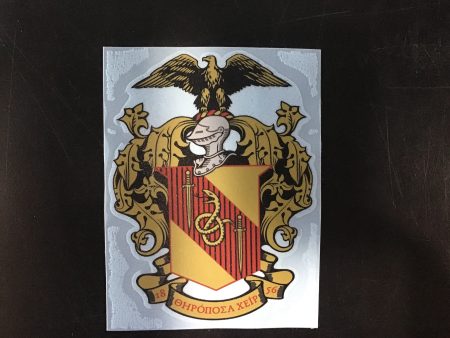 Theta Chi Crest Decal Discount