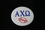 Alpha Chi Omega Football Embroidered Button Supply