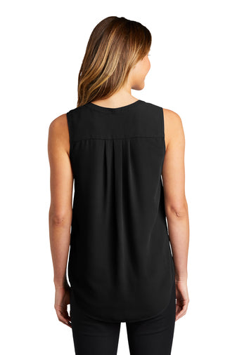 Theta Nu Xi Ladies Sleeveless Blouse - Discontinued Hot on Sale