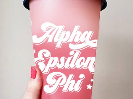 Alpha Epsilon Phi Color Changing Cups Online