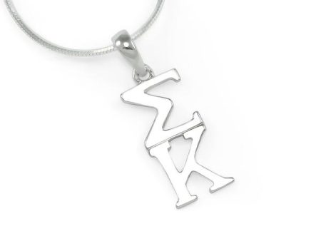 Sigma Kappa Sterling Silver Lavaliere Fashion