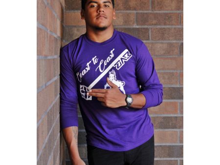 Sigma Lambda Beta Coast to Coast Key Long Sleeve Tee- Discontinued For Cheap