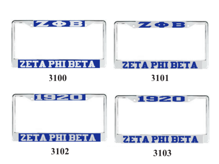 Zeta Phi Beta License Frame For Cheap