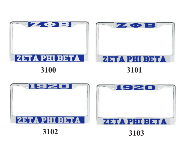 Zeta Phi Beta License Frame For Cheap