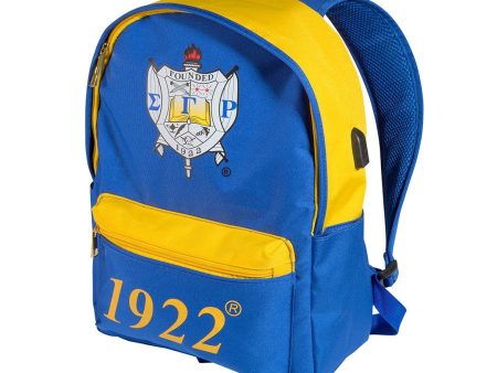 Sigma Gamma Rho USB Port Backpack For Sale