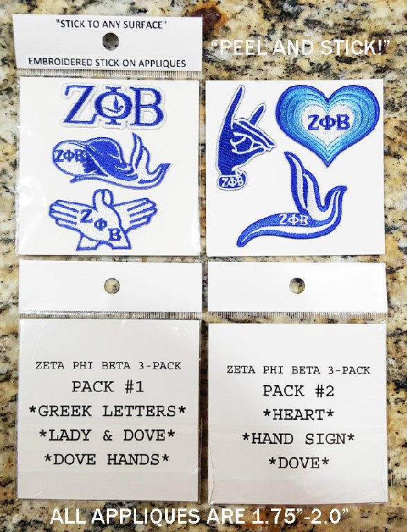 Zeta Phi Beta Peel and Stick For Discount