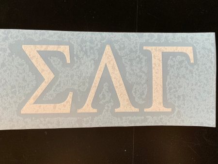 Sigma Lambda Gamma Vinyl Decal For Sale