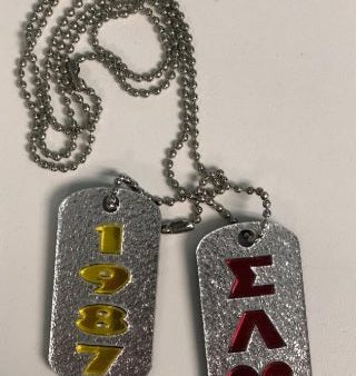 Sigma Lambda Upsilon Dogtag on Sale