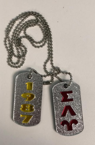 Sigma Lambda Upsilon Dogtag on Sale