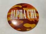 Alpha Chi Omega Orange Camo Printed Button For Discount