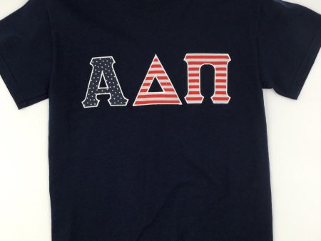 Alpha Delta Pi USA Flag Tee Hot on Sale