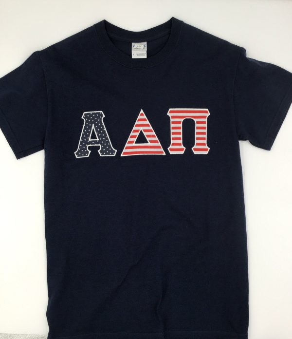 Alpha Delta Pi USA Flag Tee Hot on Sale