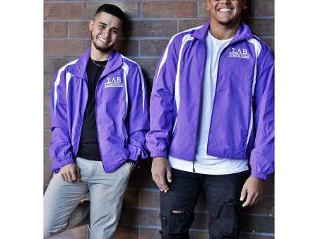 Sigma Lambda Beta Zip-Up Windbreaker Online now