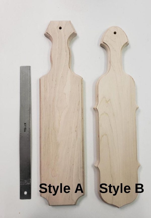 Unstained Oak Paddle on Sale