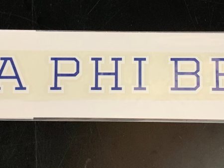 Zeta Phi Beta Horizontal Decal - Discontinued Online Hot Sale