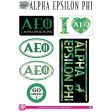 Alpha Epsilon Phi Lifestyle Sticker Sheet Online