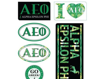 Alpha Epsilon Phi Lifestyle Sticker Sheet Online