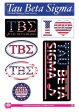 Tau Beta Sigma  American Sticker Sheet For Cheap