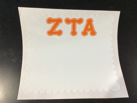 Zeta Tau Alpha Sticky White Board - Discontinued Cheap