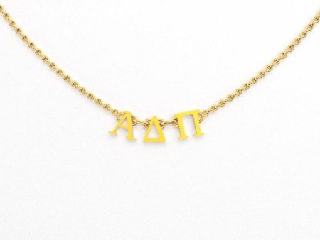 Alpha Delta Pi Phoebe Greek Necklace Online Sale