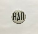 Alpha Delta Pi Marble 2.25  Printed Button on Sale