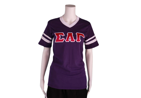 Sigma Lambda Gamma Striped V-Neck Supply