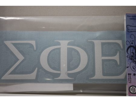 Sigma Phi Epsilon Vinyl Decal Online Hot Sale