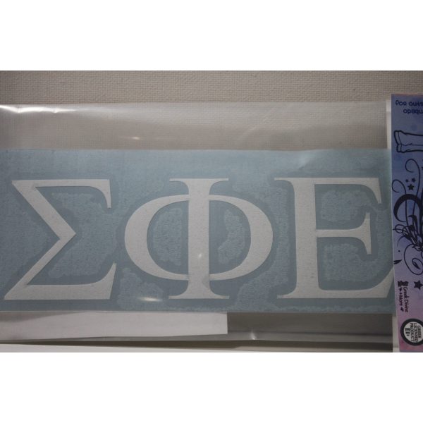 Sigma Phi Epsilon Vinyl Decal Online Hot Sale