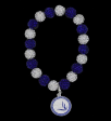 Zeta Phi Beta Stone Bracelet with Shield Charm Supply