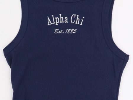 Alpha Chi Omega Classic Crop Tank For Sale