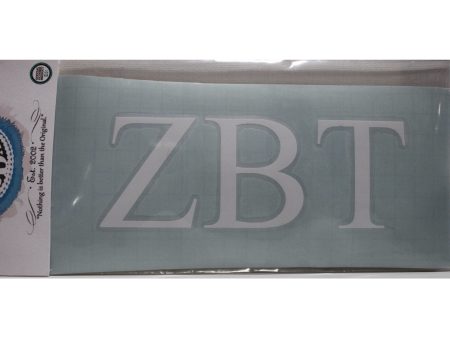 Zeta Beta Tau Vinyl Decal Cheap