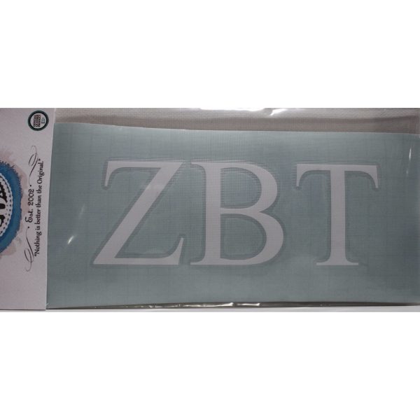 Zeta Beta Tau Vinyl Decal Cheap