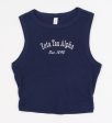 Zeta Tau Alpha Classic Crop Tank Fashion