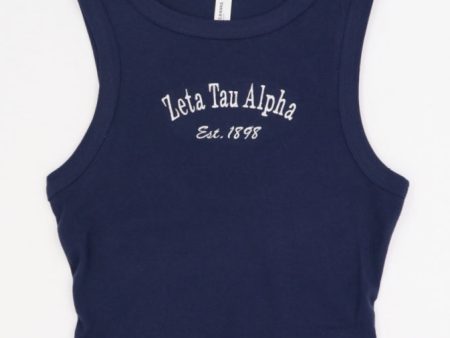 Zeta Tau Alpha Classic Crop Tank Fashion