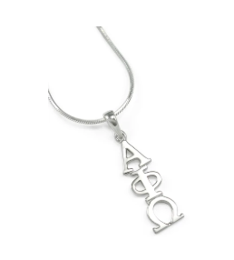 Alpha Phi Omega Sterling Silver Lavaliere For Cheap