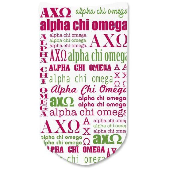 Alpha Chi Omega No-Show Socks Sale