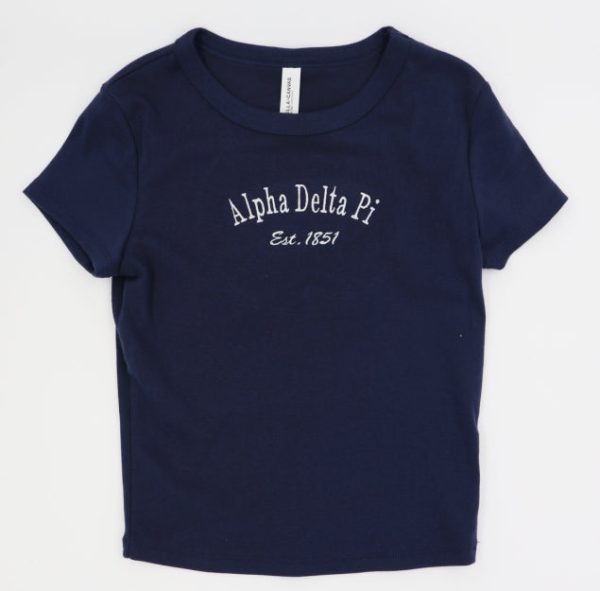 Alpha Delta Pi Classic Baby Tee Online Sale