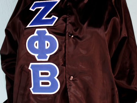 Zeta Phi Beta Satin Jacket For Discount