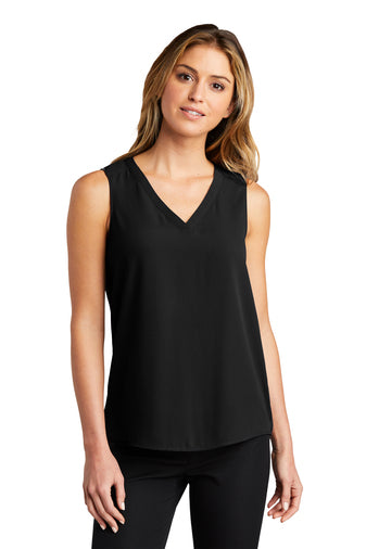 Theta Nu Xi Ladies Sleeveless Blouse - Discontinued Hot on Sale