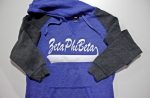 Zeta Phi Beta Ldaies Two-Tone Hoodie - Discontinued For Discount