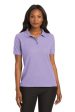 Theta Nu Xi Ladies Silk Touch Lavender  Polo For Discount