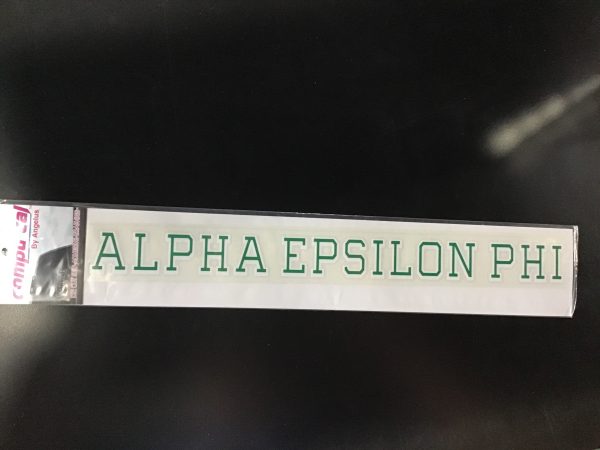 Alpha Epsilon Phi Horizontal Decal Online now