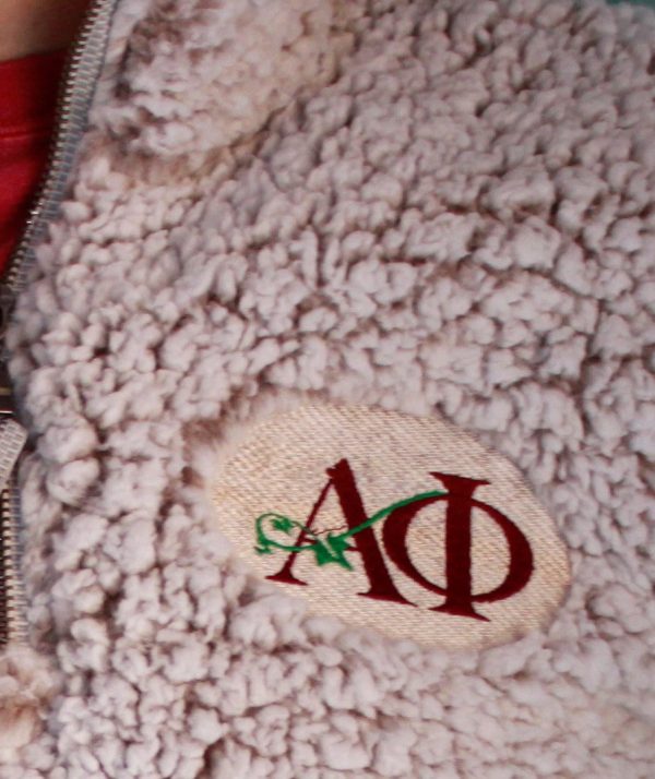 Alpha Phi Sherpa Vest - Discontinued For Cheap