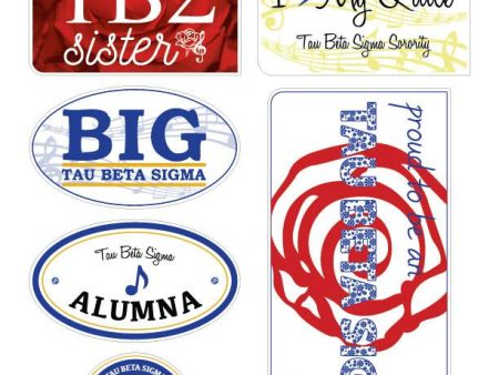 Tau Beta Sigma Family Sticker Sheet For Discount