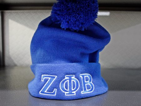 Zeta Phi Beta Pom Pom Beanie Sale