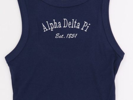 Alpha Delta Pi Classic Crop Tank Fashion