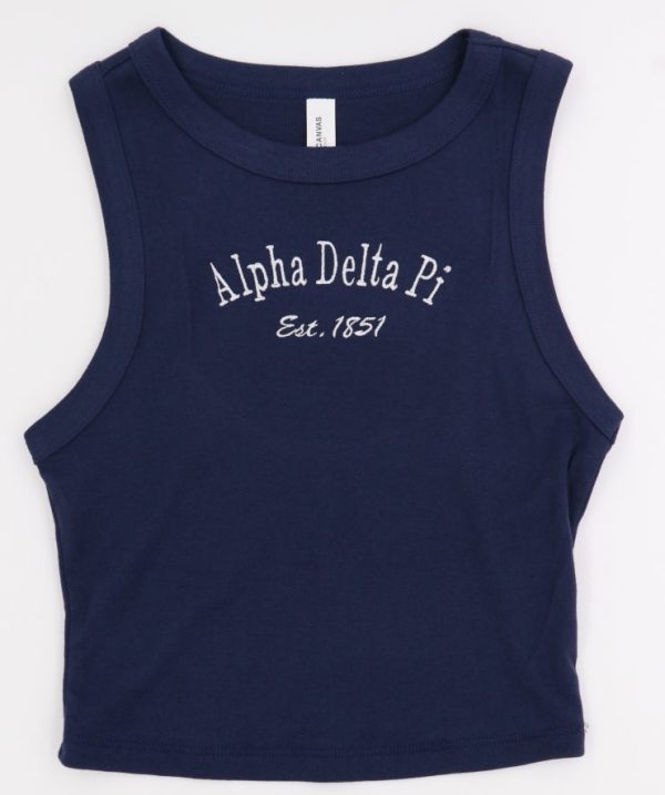 Alpha Delta Pi Classic Crop Tank Fashion