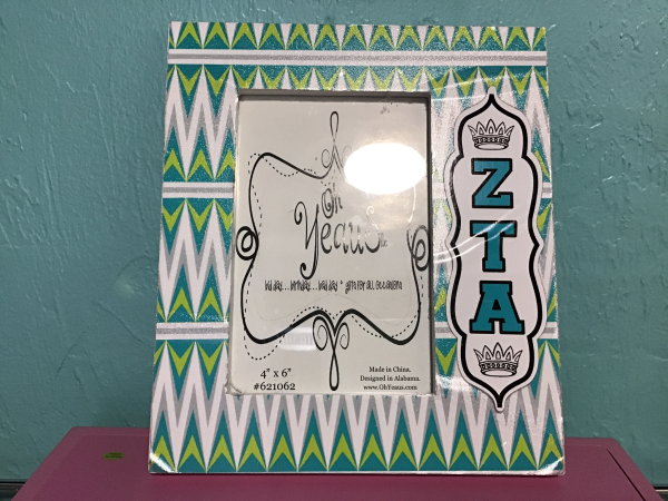 Zeta Tau Alpha 4x6 Picture Frame Fashion