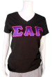 Sigma Lambda Gamma Letter V-Neck Online Hot Sale